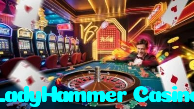 LadyHammer Casino casino presented on mobile device in Pakistan with slots and live games